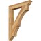 Ekena Millwork Balboa Traditional Rough Sawn Bracket, Western Red Cedar, 4"W x 28"D x 36"H BKT04X28X36BOA01RWR - alternate 1